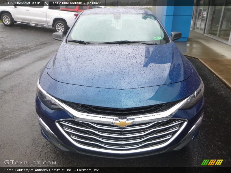 Pacific Blue Metallic / Jet Black 2019 Chevrolet Malibu LS