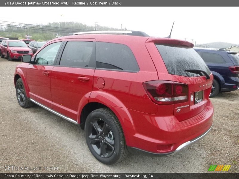 Redline 2 Coat Pearl / Black 2019 Dodge Journey Crossroad AWD