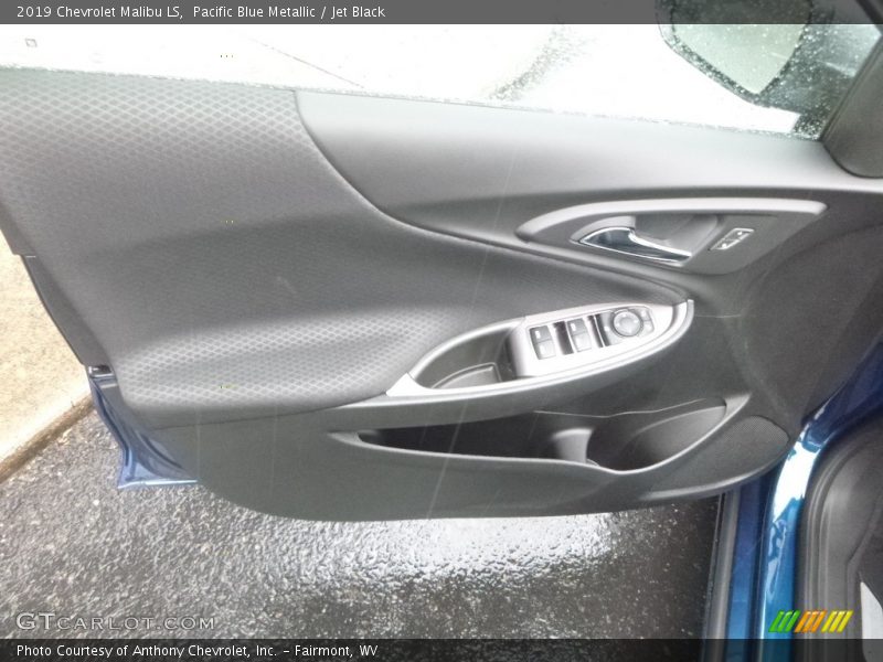 Pacific Blue Metallic / Jet Black 2019 Chevrolet Malibu LS