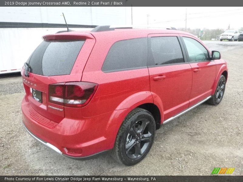 Redline 2 Coat Pearl / Black 2019 Dodge Journey Crossroad AWD