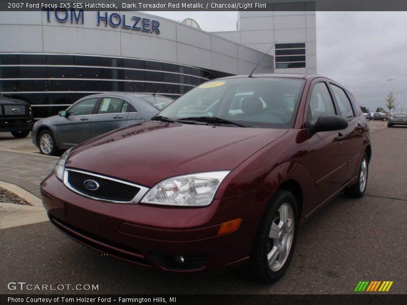Dark Toreador Red Metallic / Charcoal/Light Flint 2007 Ford Focus ZX5 SES Hatchback