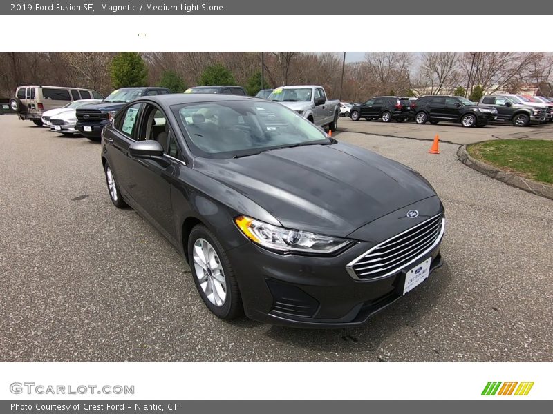 Magnetic / Medium Light Stone 2019 Ford Fusion SE