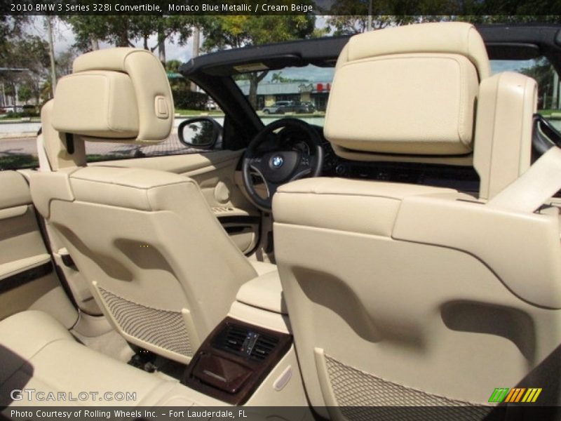 Monaco Blue Metallic / Cream Beige 2010 BMW 3 Series 328i Convertible