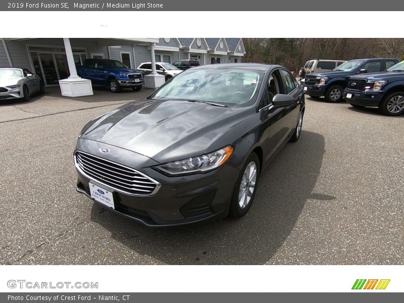 Magnetic / Medium Light Stone 2019 Ford Fusion SE