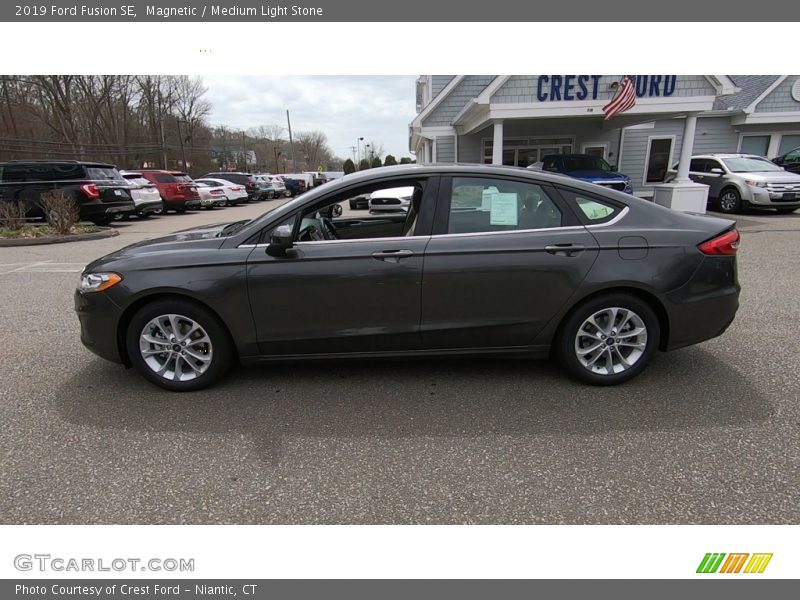 Magnetic / Medium Light Stone 2019 Ford Fusion SE
