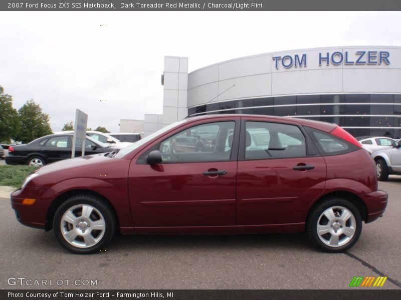 Dark Toreador Red Metallic / Charcoal/Light Flint 2007 Ford Focus ZX5 SES Hatchback