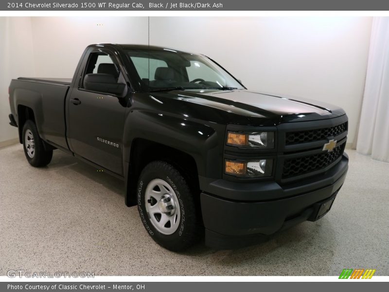 Black / Jet Black/Dark Ash 2014 Chevrolet Silverado 1500 WT Regular Cab