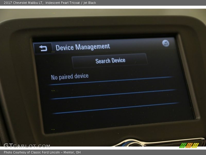 Iridescent Pearl Tricoat / Jet Black 2017 Chevrolet Malibu LT