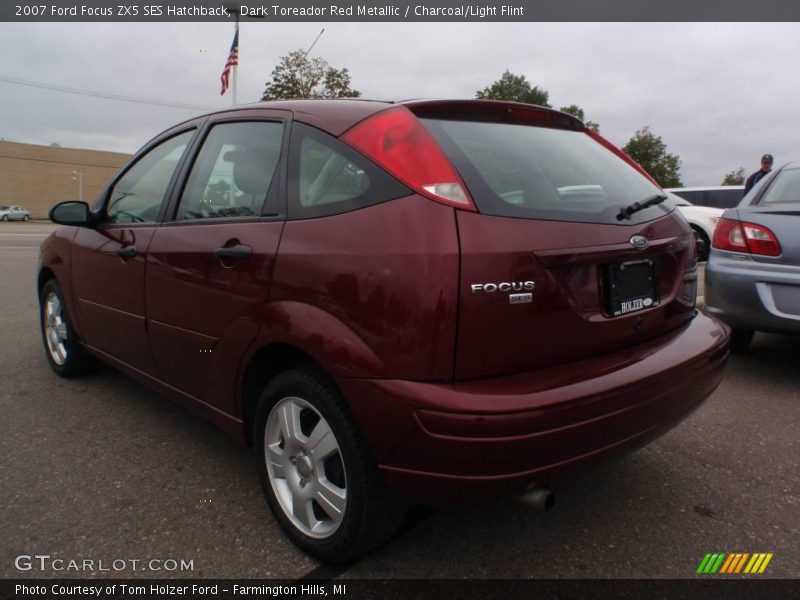 Dark Toreador Red Metallic / Charcoal/Light Flint 2007 Ford Focus ZX5 SES Hatchback