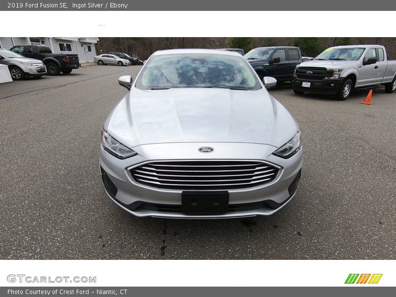 Ingot Silver / Ebony 2019 Ford Fusion SE