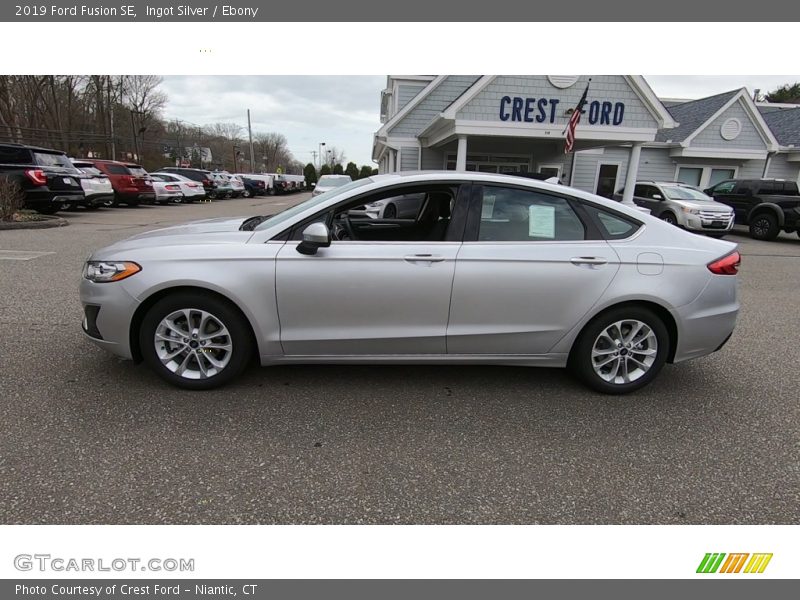 Ingot Silver / Ebony 2019 Ford Fusion SE