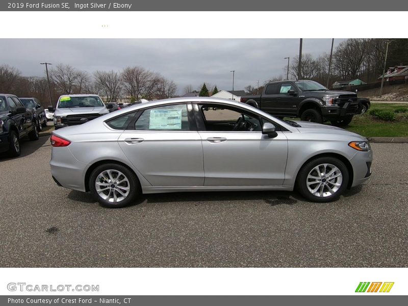 Ingot Silver / Ebony 2019 Ford Fusion SE