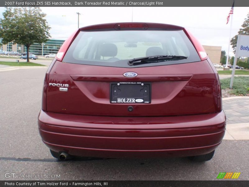 Dark Toreador Red Metallic / Charcoal/Light Flint 2007 Ford Focus ZX5 SES Hatchback