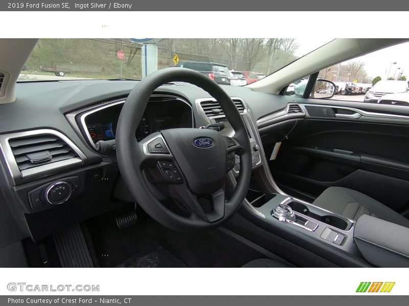 Ingot Silver / Ebony 2019 Ford Fusion SE