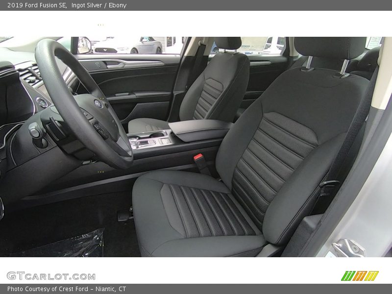 Ingot Silver / Ebony 2019 Ford Fusion SE