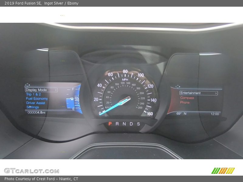 Ingot Silver / Ebony 2019 Ford Fusion SE