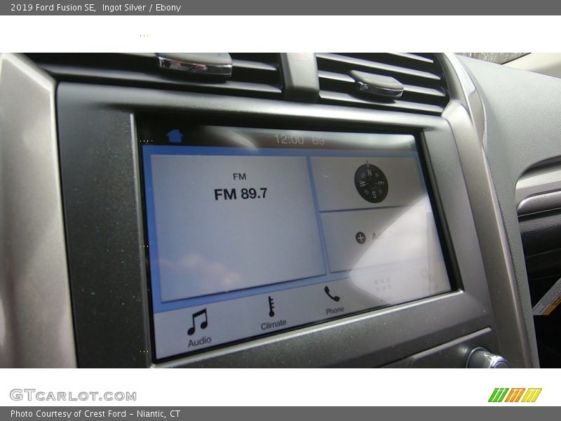 Ingot Silver / Ebony 2019 Ford Fusion SE