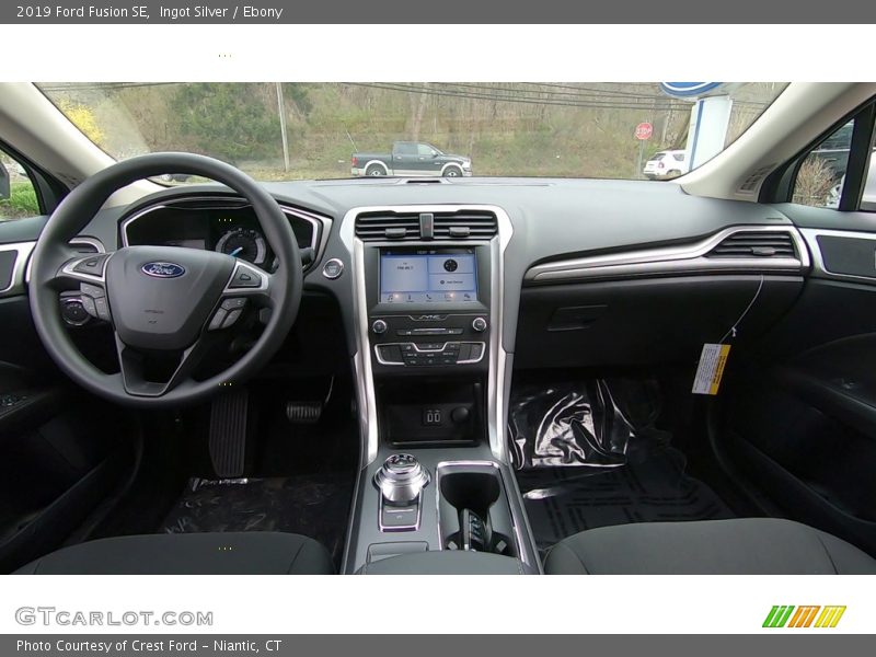 Ingot Silver / Ebony 2019 Ford Fusion SE
