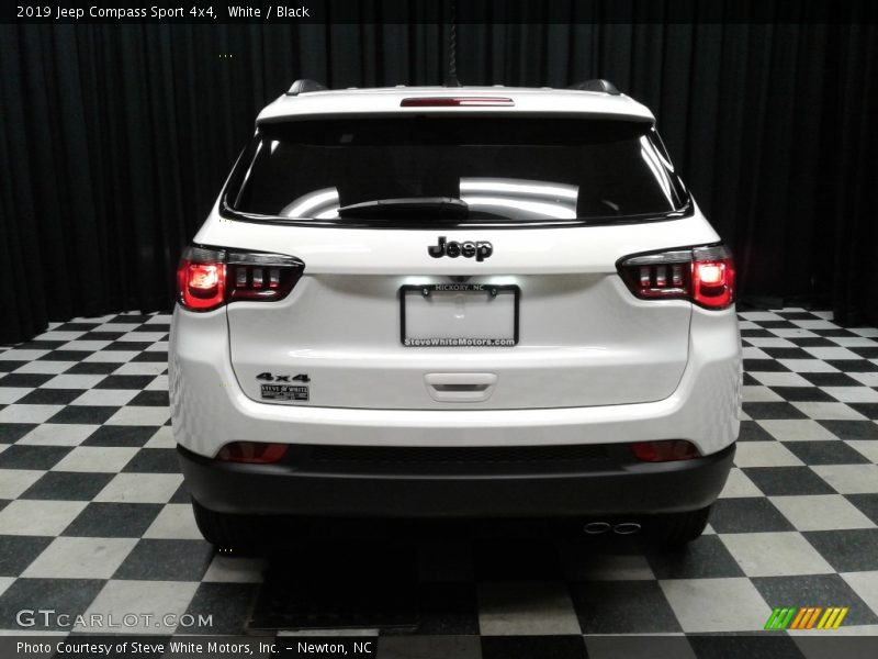 White / Black 2019 Jeep Compass Sport 4x4