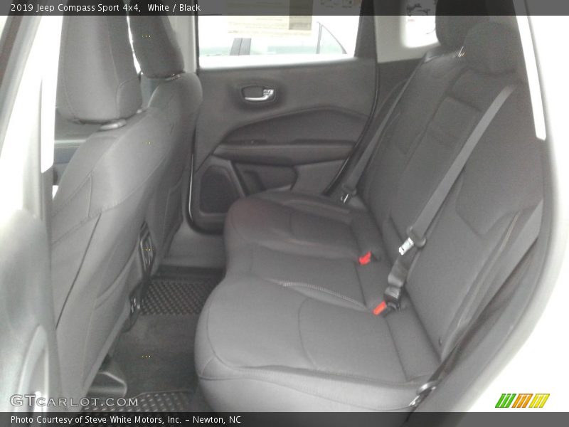 White / Black 2019 Jeep Compass Sport 4x4