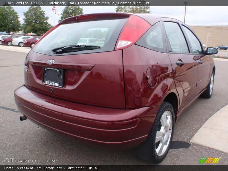 Dark Toreador Red Metallic / Charcoal/Light Flint 2007 Ford Focus ZX5 SES Hatchback