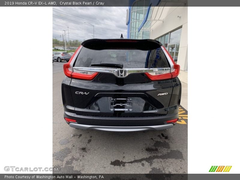 Crystal Black Pearl / Gray 2019 Honda CR-V EX-L AWD