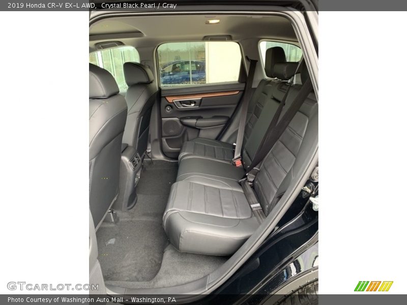 Crystal Black Pearl / Gray 2019 Honda CR-V EX-L AWD