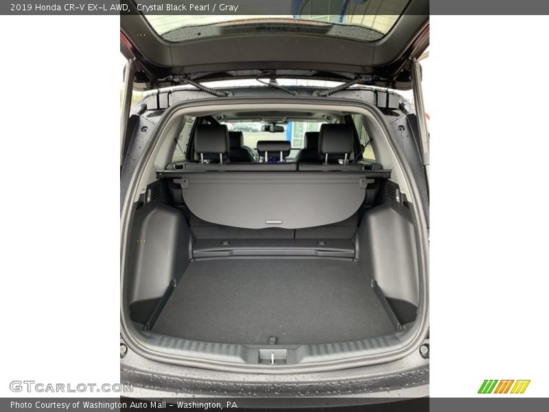 Crystal Black Pearl / Gray 2019 Honda CR-V EX-L AWD