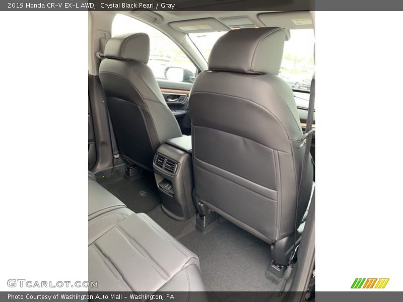 Crystal Black Pearl / Gray 2019 Honda CR-V EX-L AWD