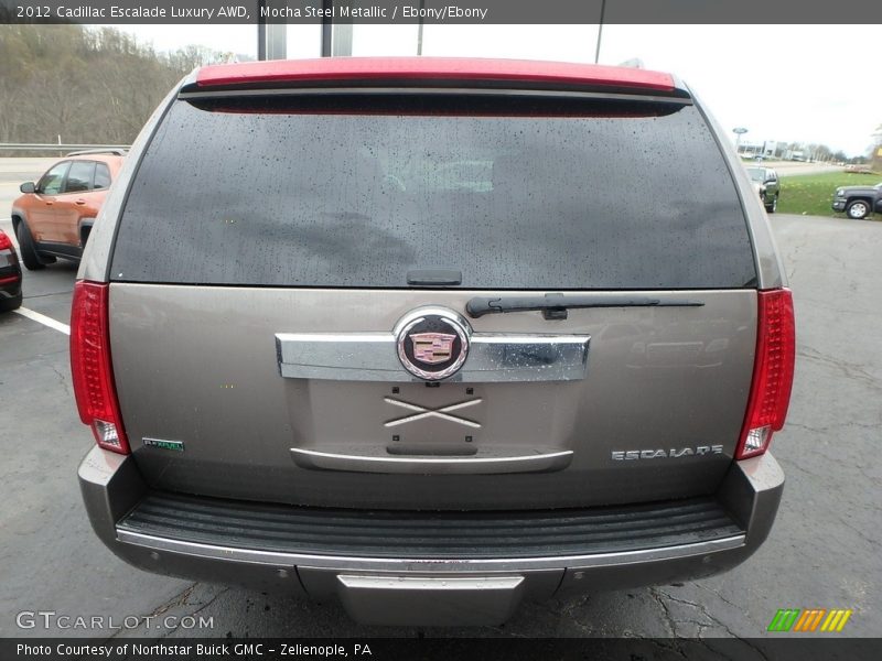 Mocha Steel Metallic / Ebony/Ebony 2012 Cadillac Escalade Luxury AWD