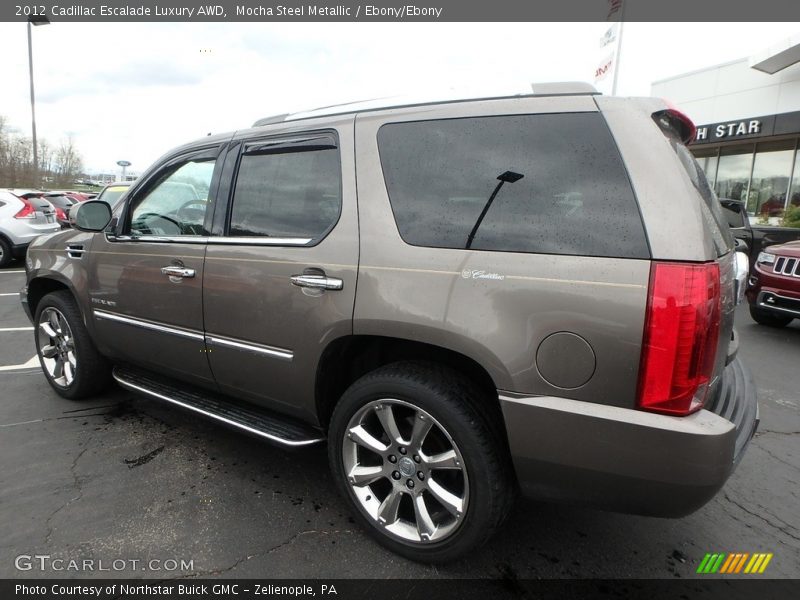 Mocha Steel Metallic / Ebony/Ebony 2012 Cadillac Escalade Luxury AWD