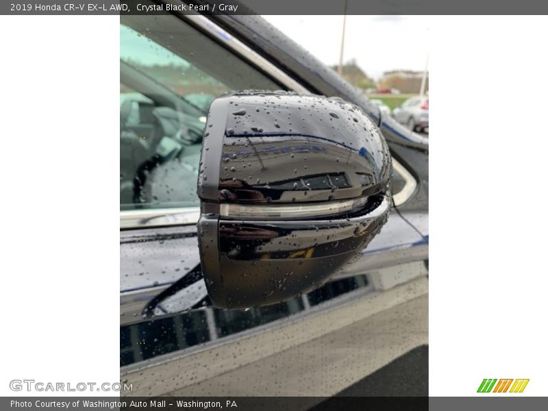 Crystal Black Pearl / Gray 2019 Honda CR-V EX-L AWD