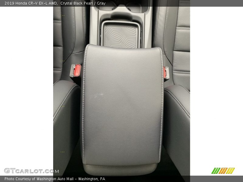 Crystal Black Pearl / Gray 2019 Honda CR-V EX-L AWD