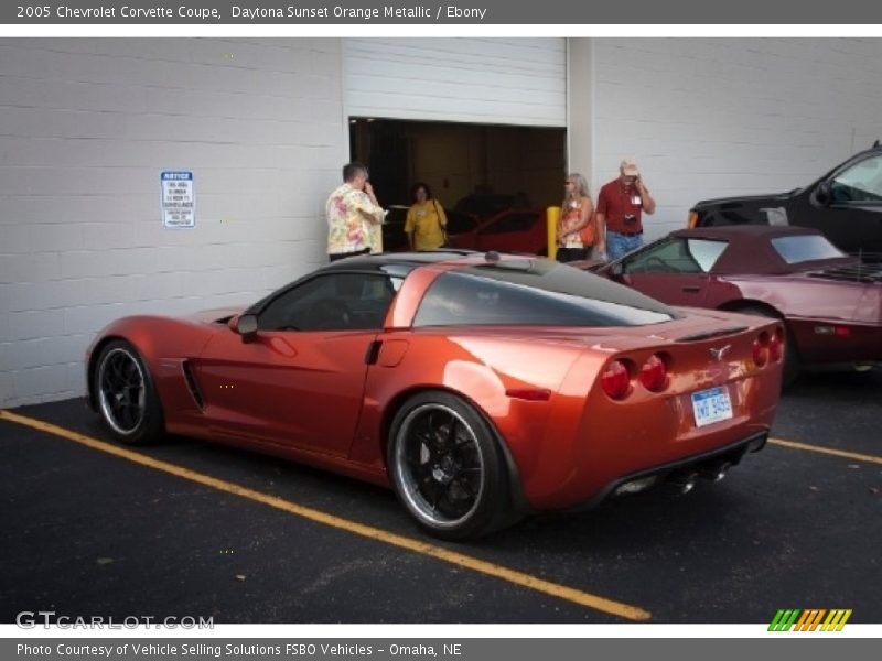 Daytona Sunset Orange Metallic / Ebony 2005 Chevrolet Corvette Coupe