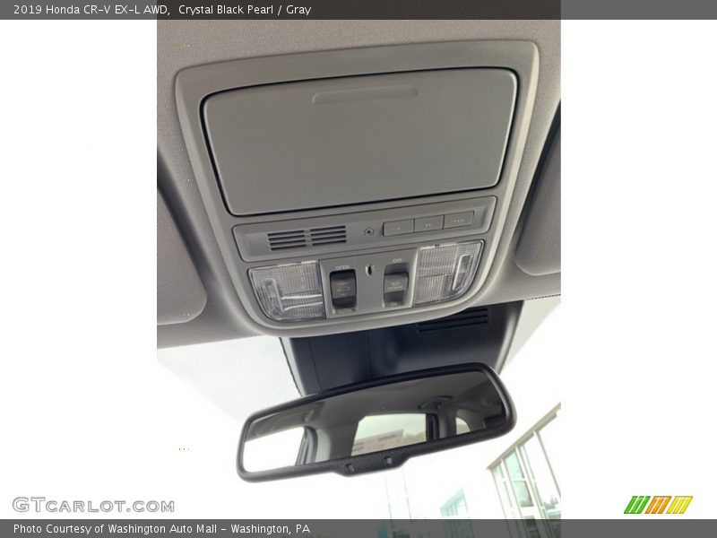 Crystal Black Pearl / Gray 2019 Honda CR-V EX-L AWD