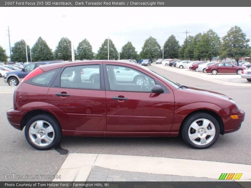 Dark Toreador Red Metallic / Charcoal/Light Flint 2007 Ford Focus ZX5 SES Hatchback