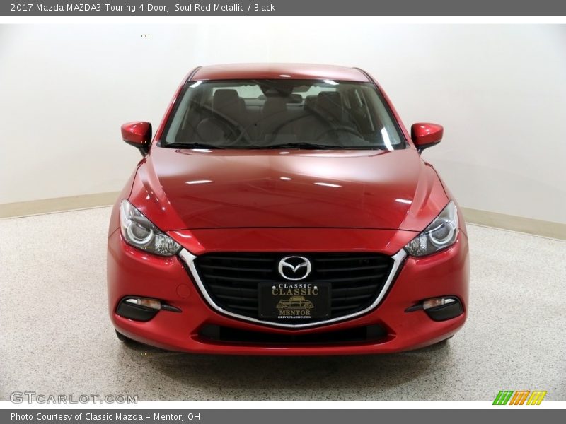 Soul Red Metallic / Black 2017 Mazda MAZDA3 Touring 4 Door