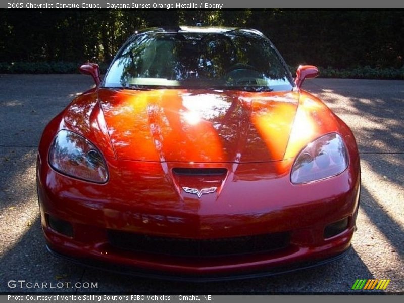 Daytona Sunset Orange Metallic / Ebony 2005 Chevrolet Corvette Coupe
