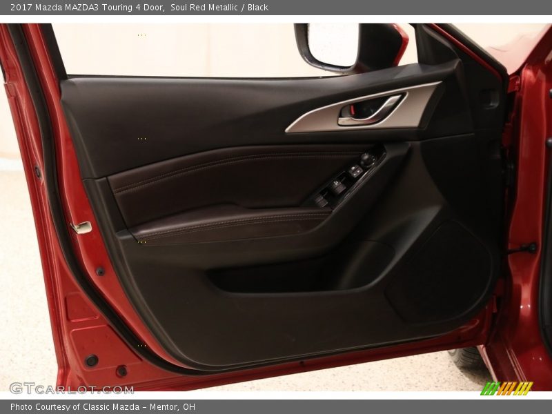 Soul Red Metallic / Black 2017 Mazda MAZDA3 Touring 4 Door