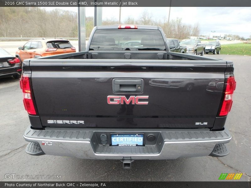 Iridium Metallic / Jet Black 2016 GMC Sierra 1500 SLE Double Cab 4WD