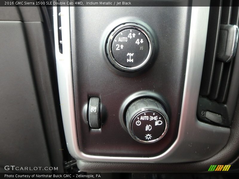 Iridium Metallic / Jet Black 2016 GMC Sierra 1500 SLE Double Cab 4WD