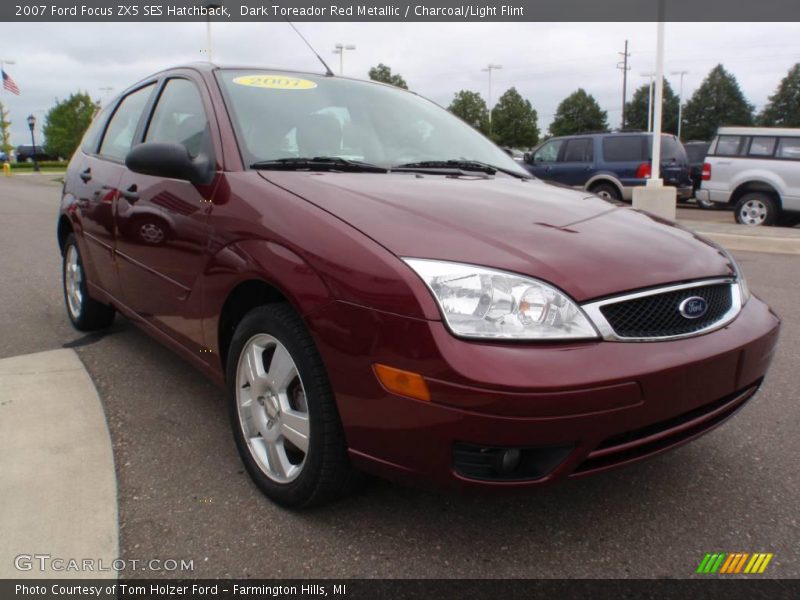 Dark Toreador Red Metallic / Charcoal/Light Flint 2007 Ford Focus ZX5 SES Hatchback
