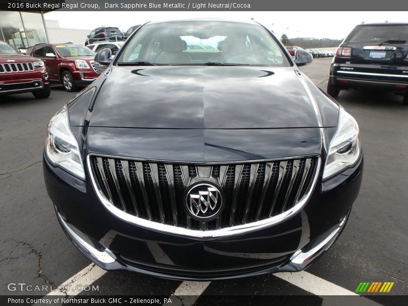 Dark Sapphire Blue Metallic / Light Neutral/Cocoa 2016 Buick Regal Regal Group
