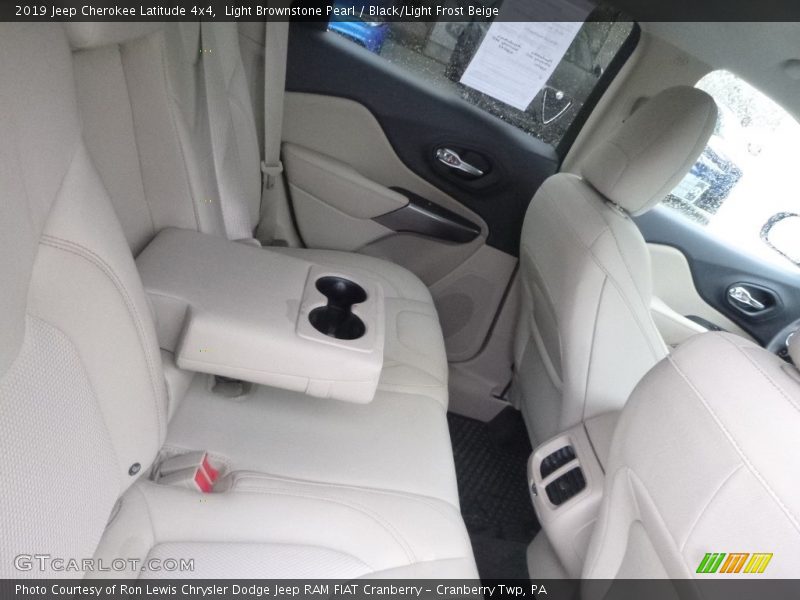 Light Brownstone Pearl / Black/Light Frost Beige 2019 Jeep Cherokee Latitude 4x4