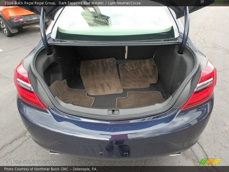 Dark Sapphire Blue Metallic / Light Neutral/Cocoa 2016 Buick Regal Regal Group
