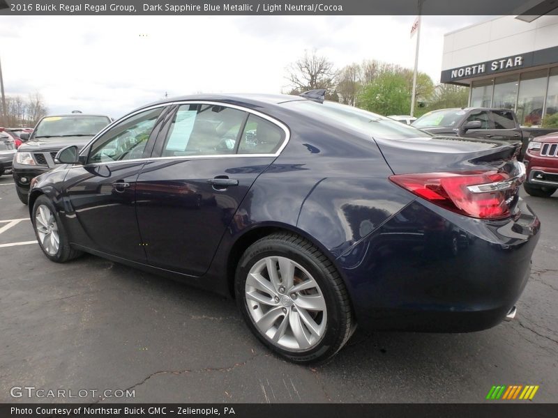 Dark Sapphire Blue Metallic / Light Neutral/Cocoa 2016 Buick Regal Regal Group