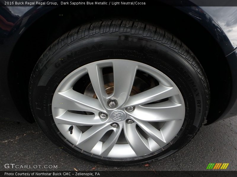 Dark Sapphire Blue Metallic / Light Neutral/Cocoa 2016 Buick Regal Regal Group