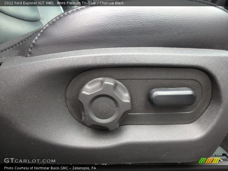 White Platinum Tri-Coat / Charcoal Black 2012 Ford Explorer XLT 4WD