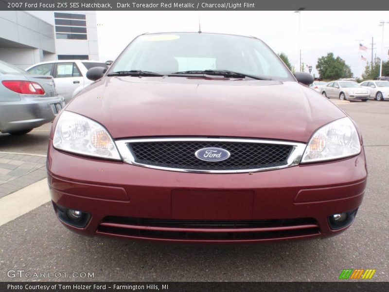 Dark Toreador Red Metallic / Charcoal/Light Flint 2007 Ford Focus ZX5 SES Hatchback