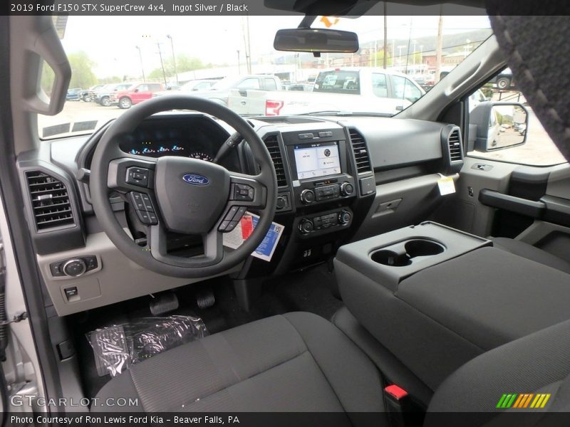  2019 F150 STX SuperCrew 4x4 Black Interior